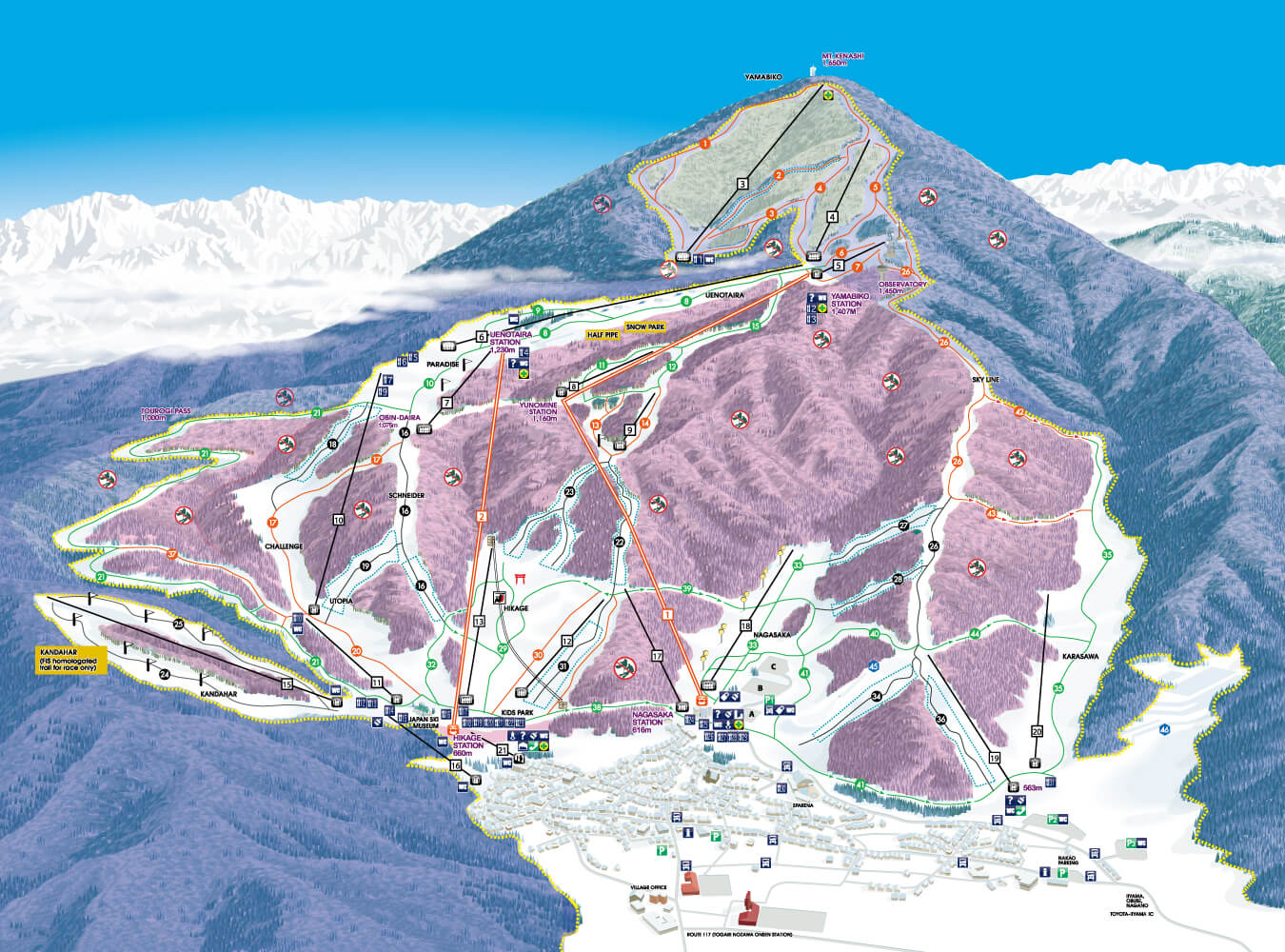 Piste Map