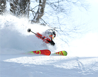 パウダースノーエリア