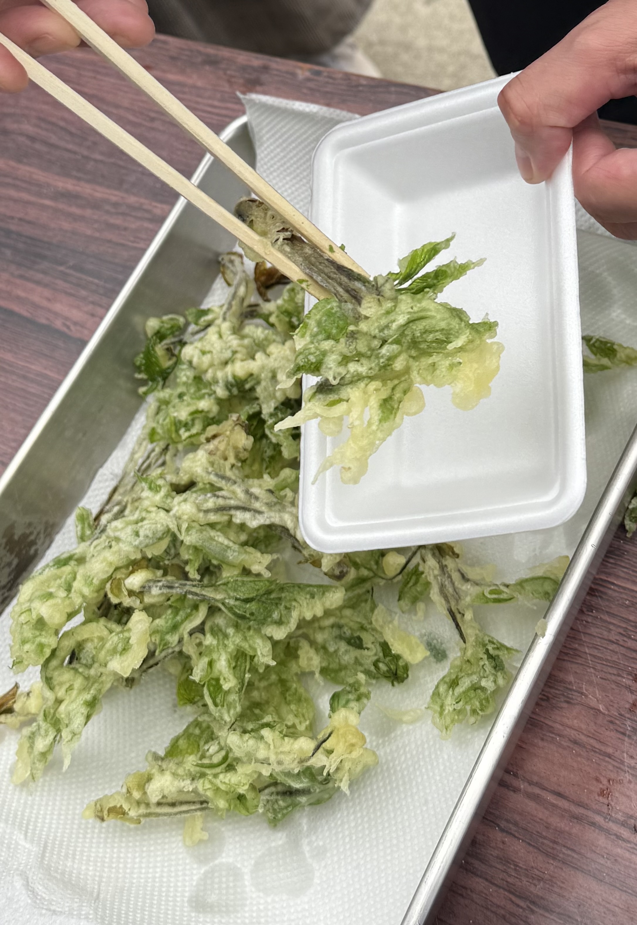 春の山菜　天ぷら祭